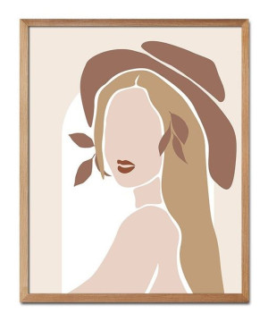  Obraz do wnętrz Pink Coctail 43x53cm