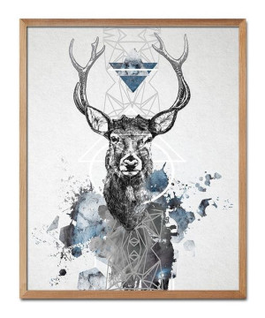  Obraz do wnętrz w stylu Skandynawskim 43x53cm