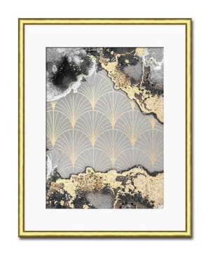  Obraz złoty do wnętrz glamour 21x26cm