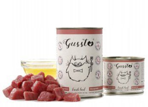 Gussto Cat | Fresh | Puszka 200g - Fresh Beef | Wołowina 200g