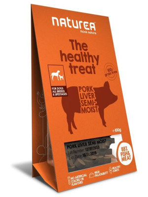 Naturea | Semi-moist | Przysmaki dla psa 100g - Wątróbka 100g