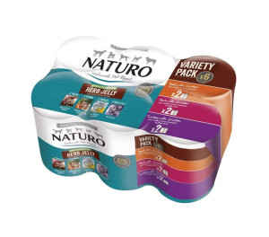 Naturo | GRAIN&GLUTEN FREE | Puszka 390g - Herb Jelly Variety Pack 6x390g