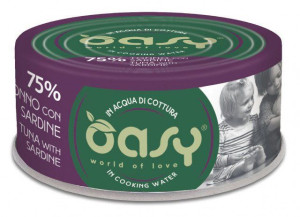 Oasy | More Love | Adult - Puszka 70g - Tuńczyk z sardynkami 70g