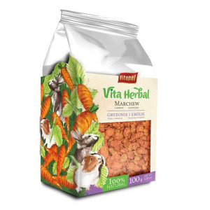 Vitapol | Vita Herbal  - Suszona marchew dla gryzoni i królika 100g