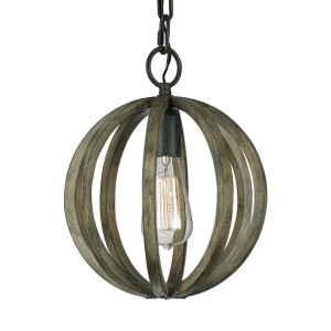 Allier lampa wisząca 1 brązowa mała FE-ALLIER-P-WW - Feiss