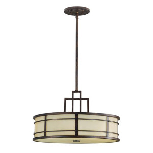 Fusion lampa wisząca 3 punktowa brązowa FE-FUSION-P-L - Feiss