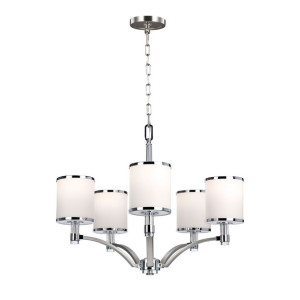 Prospect Park lampa wisząca 5 punktowa chrom FE-PROSPECT-PARK5 - Feiss