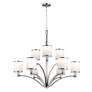 Prospect Park lampa wisząca 9 punktowa chrom FE-PROSPECT-PARK9 - Feiss