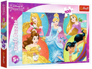 TREFL Puzzle PRINCESS Urocze Księżniczki 100 elem.