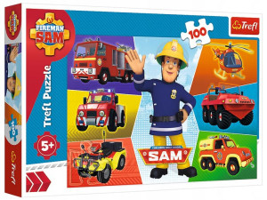 TREFL Puzzle STRAŻAK SAM Pojazdy 100 elementów