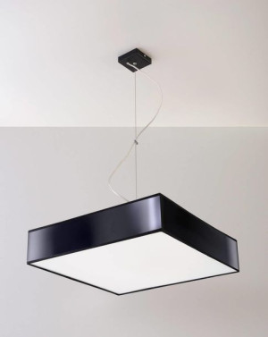 LAMPA wisząca SOL SL133 kwadratowa OPRAWA zwis czarny