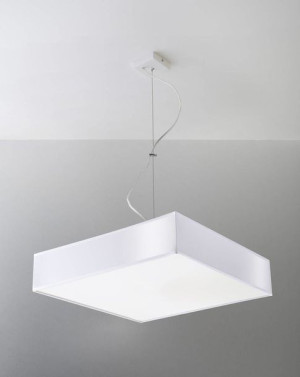 Wisząca LAMPA SOL SL135 kwadratowa OPRAWA zwis biały