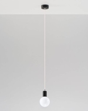 LAMPA wisząca SOL SL150 OPRAWKA kabel przewód zwis czarny biały