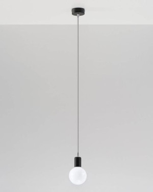 LAMPA wisząca SOL SL151 OPRAWKA kabel przewód zwis czarny szary