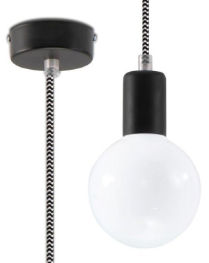 LAMPA wisząca SOL SL157 OPRAWKA kabel przewód zwis biały czarny