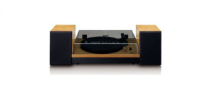 Gramofon Lenco Ls 300 W Drewnianej Obudowie + Głośniki / Bluetooth