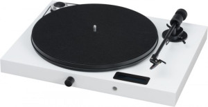 Gramofon Pro-ject Jukebox E + Om5e Piano White, 9pjukeeom5w