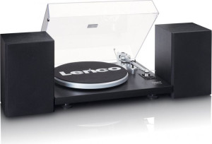 Lenco Ls-500bk - Gramofon Hifi Z Zestawem Głośników, Ls500bk