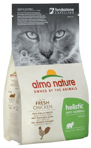Almo Nature Anti-Hairball z kurczakiem dla kota 400g