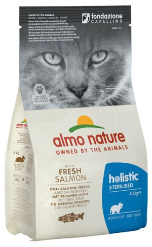 Almo Nature Sterilised z łososiem dla kota 400g