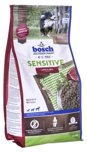 BOSCH Sensitive Lamb & Rice - karma dla psów z wrażliwym żołądkiem z jagnię