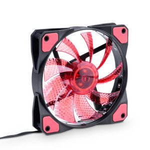 Wentylator LED Akyga AW-12C-BR (120 mm  Czerwony)