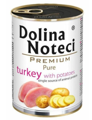 DOLINA NOTECI Premium Pure bogata w indyka z ziemniakami - mokra karma dla