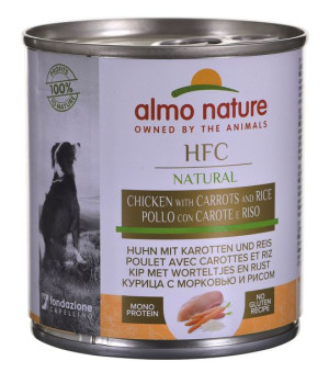 ALMO NATURE Classic Dog Kurczak, marchew i ryż 280g