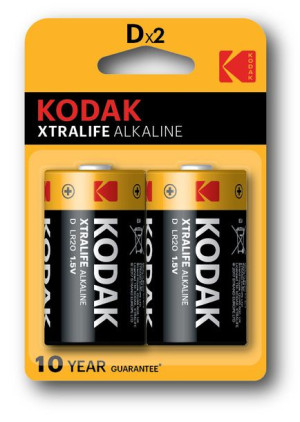 Kodak Baterie Alkaliczne Xtralife Alk.lr20 "d" Blister [kpl 2szt]