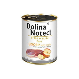 DOLINA NOTECI Premium Pure bogata w gęś z jabłkiem - mokra karma dla psa -