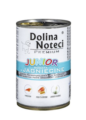 DOLINA NOTECI Premium Junior bogata w jagnięcinę - mokra karma dla szczenią