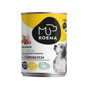 Koema Bogata w królika mokra karma dla psa 400g