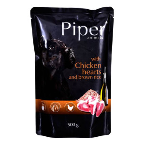 DOLINA NOTECI Piper Animals z sercami z kurczaka - mokra karma dla psa - 50