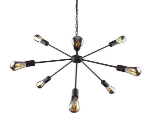 Lampa wisząca Rod 9 punktowa industrialna czarna 9734 - Nowodvorski