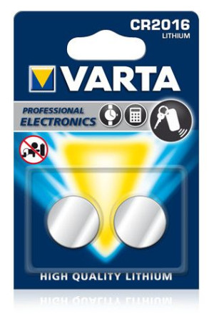 Zestaw baterii litowe VARTA CR2016 3V (Li  x 2)