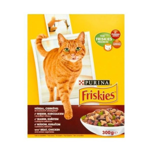 FRISKIES ADULT mięso, kurczak, warzywa 300g