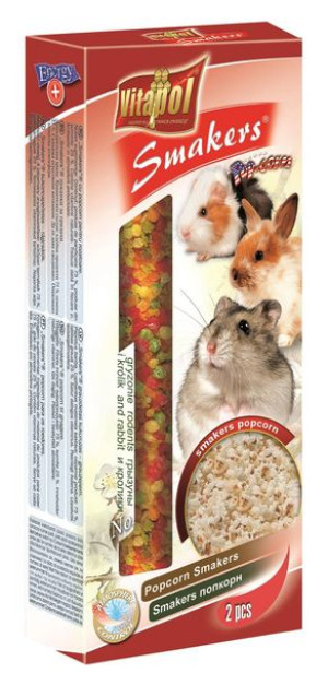 VITAPOL Kolby popcorn dla gryzoni 2szt 90g
