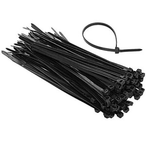 Opaski zaciskowe kablowe TKUV 30/3,6 czarne UV trytki 100 sztuk
