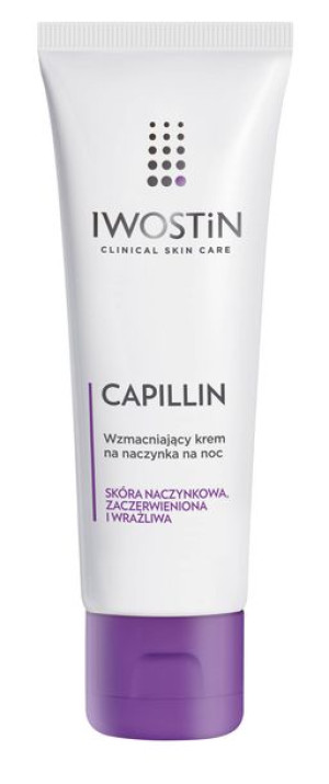 IWOSTIN CAPILLIN Wzmacniający krem na naczynka na noc 40ml