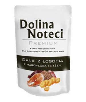 DOLINA NOTECI Premium Danie z Łososia - mokra karma dla psów dorosłych mały