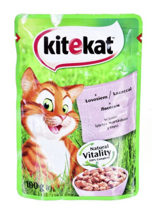 KITEKAT Łosoś w sosie - saszetka 100g