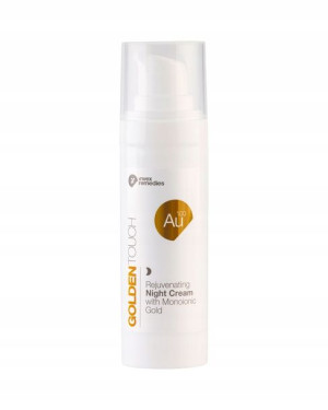 Odmładzający krem na noc ze złotem monojonowym - 30 ml