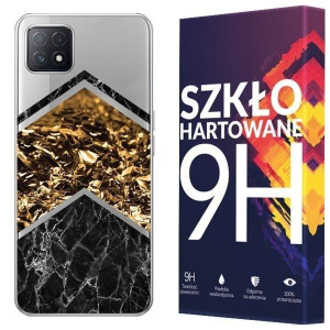 Etui Do Oppo A72 5g Case Marmur Kreatui + Szkło 9h