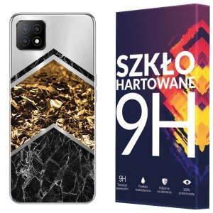 Etui Do Oppo A53 5g Case Kreatui Marmur + Szkło 9h