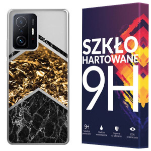 Etui Do Xiaomi 11t / 11t Pro Case Marmur +szkło 9h