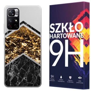 Etui Do Xiaomi Redmi Note 11t 5g Marmur + Szkło 9h