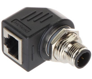 Przejście Kątowe M12d-w/rj45-g