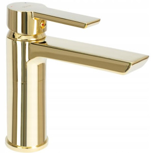 Bateria Umywalkowa Argus Niska Złota Gold Rea