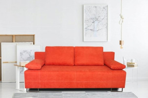 Sofa Optima w kolorze pomarańczowym