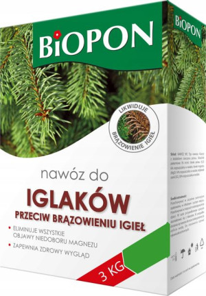 Nawóz Do Iglaków Przeciw Brązowieniu Igieł 3kg